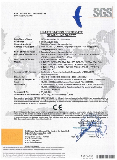 CE CERTIFICATION