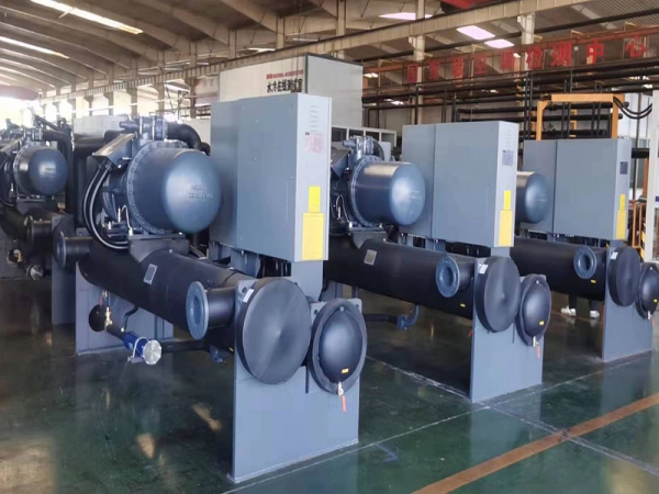 Water Cooled Screw Chiller Assembly Area